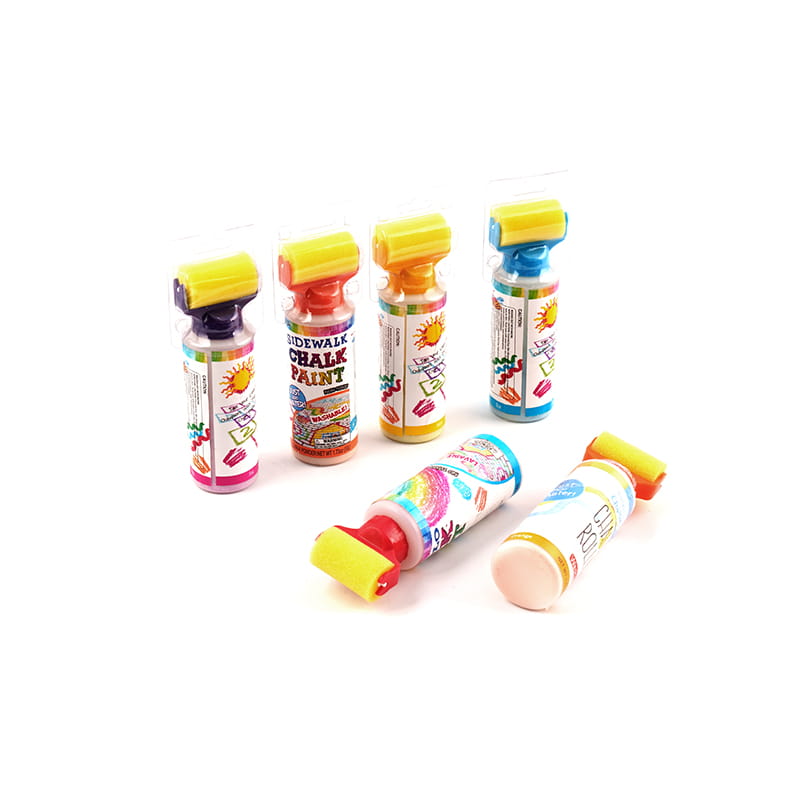 Giocattolo di vernice a gesso sul marciapiede